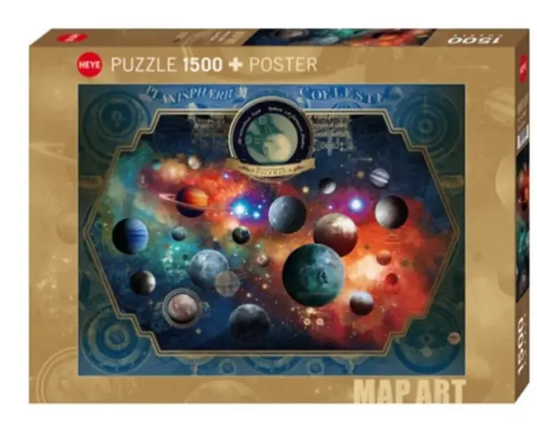 Heye: Map Art - Space World (1500)