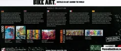 Heye: Panorama - Bike Art, Colourful Row (1000)