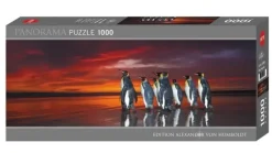 Heye: Panorama - Humboldt, King Penguins (1000)