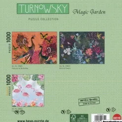 Heye: Quadrat - Turnowsky, Flamingos & Lilies (1000)