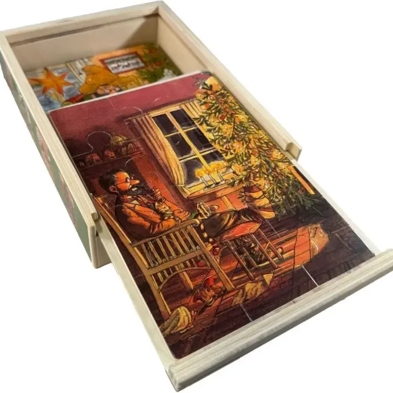 Hjelm Förlag: Pettson & Findus Firar Jul (4 x 12)