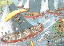 Jan Van Haasteren: 2 x 1000 (The Cheese Market, Sailboat Race)