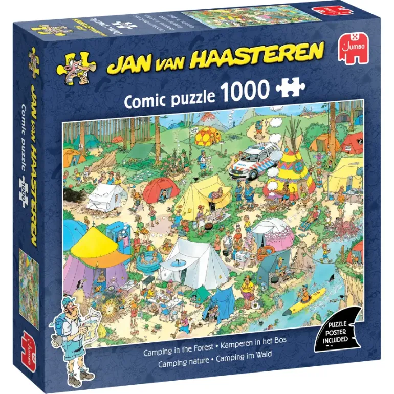 Jan Van Haasteren: Camping in the Forest (1000)