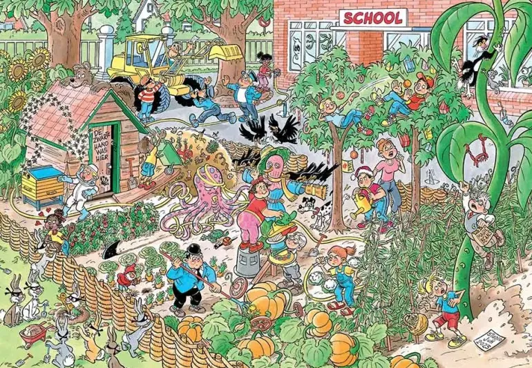 Jan Van Haasteren: Junior #18 - The School Garden (360)