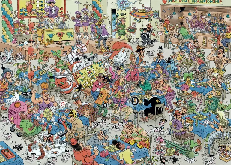 Jan Van Haasteren: Ludo Battle (1000)