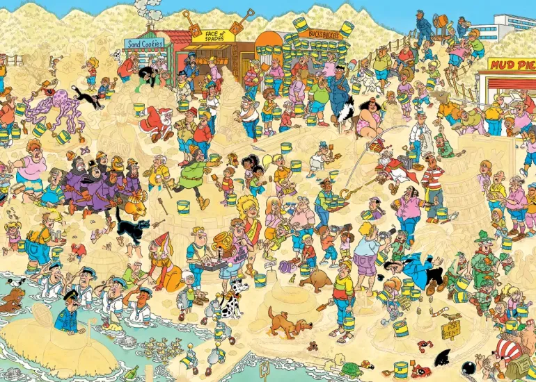 Jan Van Haasteren: Sand Sculptures (1000)