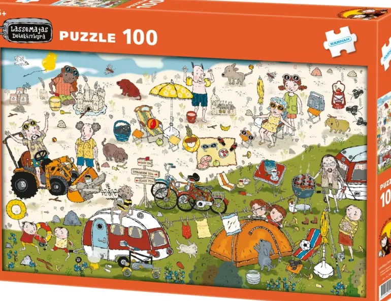 Kärnan: LasseMajas Detektivbyrå - På Stranden (100)