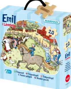 Kärnan: Träpussel - Emil i Lönneberga Rider (20)