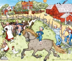 Kärnan: Träpussel - Emil i Lönneberga Rider (20)