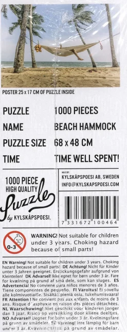 Kylskåpspoesi: Beach Hammock (1000)