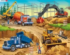 Larsen: Rampussel - Byggarbetsplats med Tunga Fordon (30)