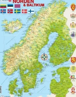 Larsen: Rampussel - Karta, Norden & Baltikum (75)