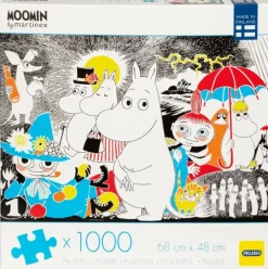 Peliko: Mumin - Moomin, Muminfamiljen i Sol och Storm (1000)