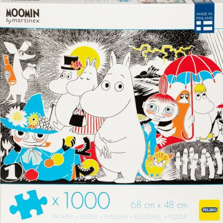 Peliko: Mumin - Moomin, Muminfamiljen i Sol och Storm (1000)