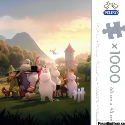 Peliko: Mumin - Moominvalley, Muminfamiljen på Drakspaning (1000)