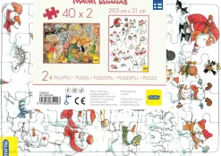 Peliko: Rampussel - Mauri Kunnas, Tomteskoj med Snögubbar & Dinosaurier (2 x 40)