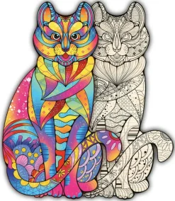 Philos: Artifact Wooden Puzzle - Cat (160)