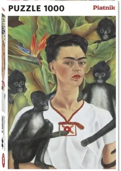 Piatnik: Frida Kahlo - Self Portrait with Monkeys (1000)
