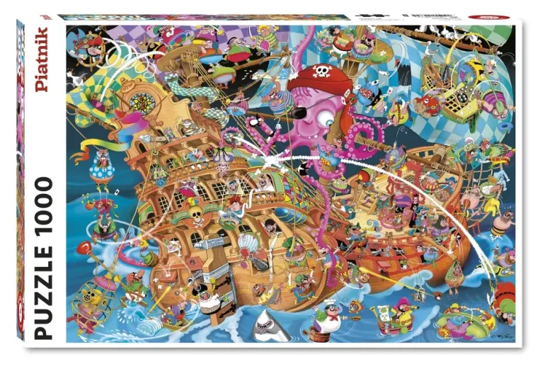 Piatnik: RJ Crisp - The Pink Pirate (1000)