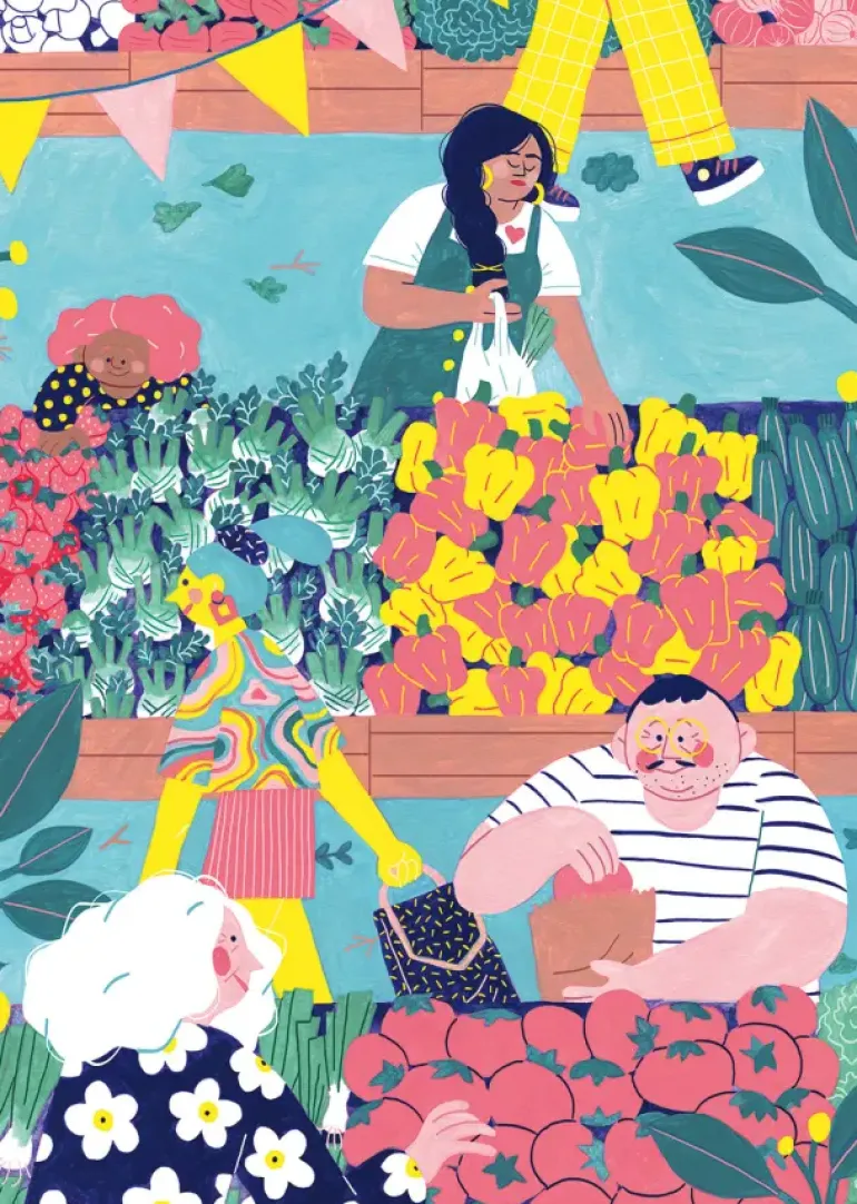 Pieces & Peace: At the Market (1000)