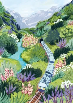 Pieces & Peace: Train Travel (1000)