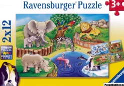 Ravensburger: Animals in the Zoo (2 x 12)