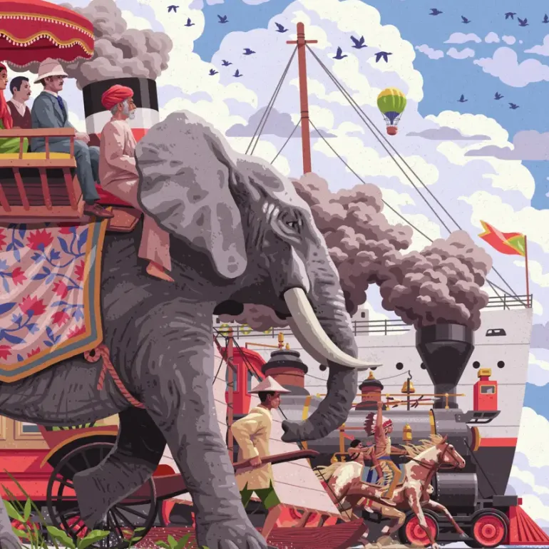 Ravensburger: Art & Soul - Around the World in 80 Days (750)