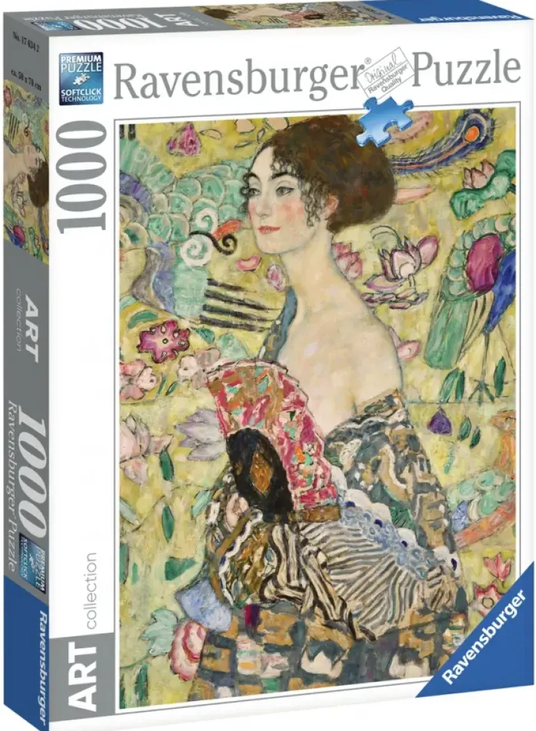 Ravensburger: Art Collection - Lady With a Fan, Gustav Klimt (1000)