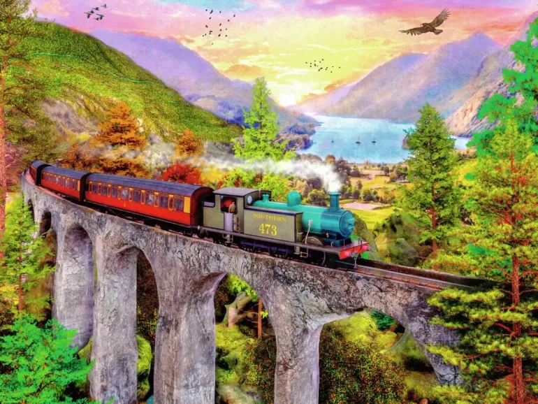 Ravensburger: Autumn Viaduct (1500)