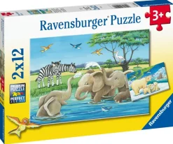 Ravensburger: Baby Safari Animals (2 x 12)