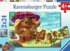 Ravensburger: Bear Family Vacations (2 x 24)
