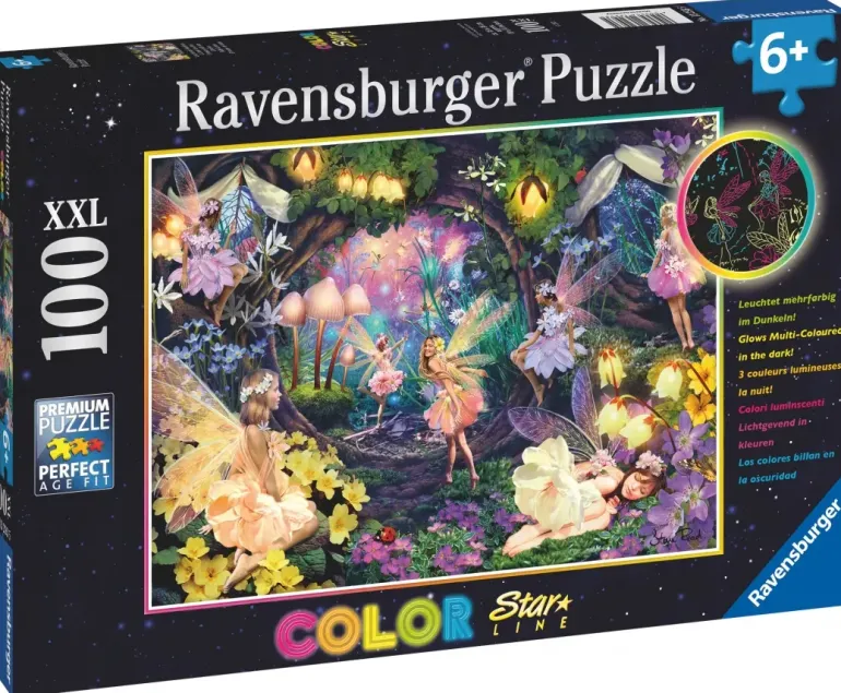 Ravensburger: Color Star Line - Fairy Garden (100)