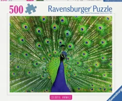 Ravensburger: Colorful Animals - Peacock (500)