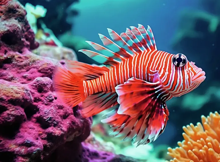 Ravensburger: Colorful Animals - Red Lionfish (500)