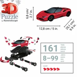 Ravensburger: 3D - Ferrari SF90 Stradale (161)