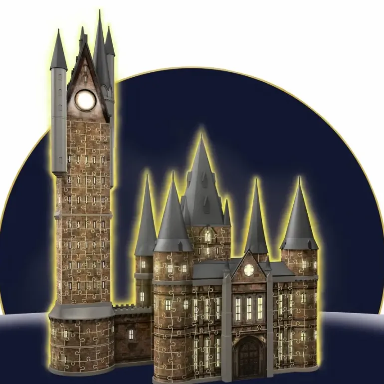 Ravensburger: 3D - Harry Potter, Hogwarts Castle - Astronomy Tower, Night Edition (626)