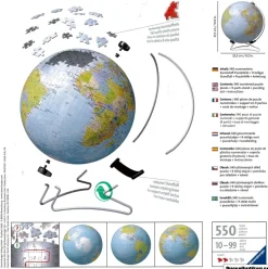 Ravensburger: 3D - World Globe (550)