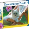 Ravensburger: Deckchair Kitty (200)