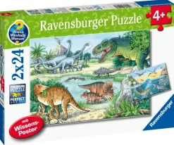 Ravensburger: Dinosaurs of Land and Sea (2 x 24)