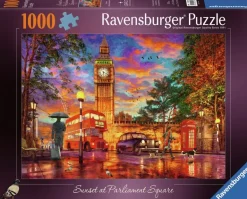 Ravensburger: Dominic Davison - Sunset at Parliament Square, London (1000)
