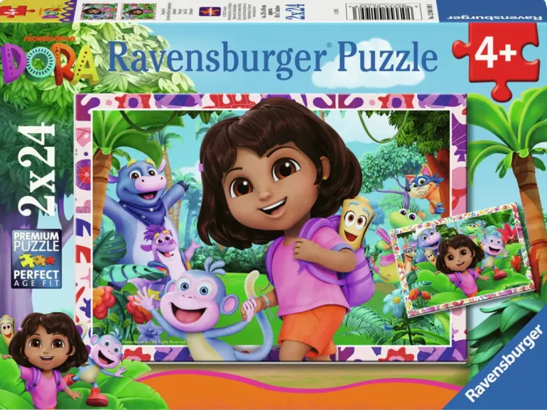 Ravensburger: Dora - Let's Go! (2 x 24)