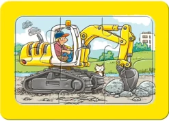 Ravensburger: Excavator, Tractor and Dump Truck (3 x 6)