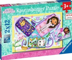 Ravensburger: Gabbys Dollhouse - Magical Sleepover (2 x 12)