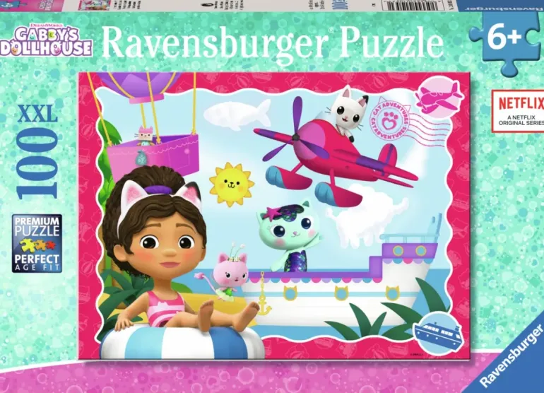 Ravensburger: Gabby's Dollhouse - Cat Adventures! (100)