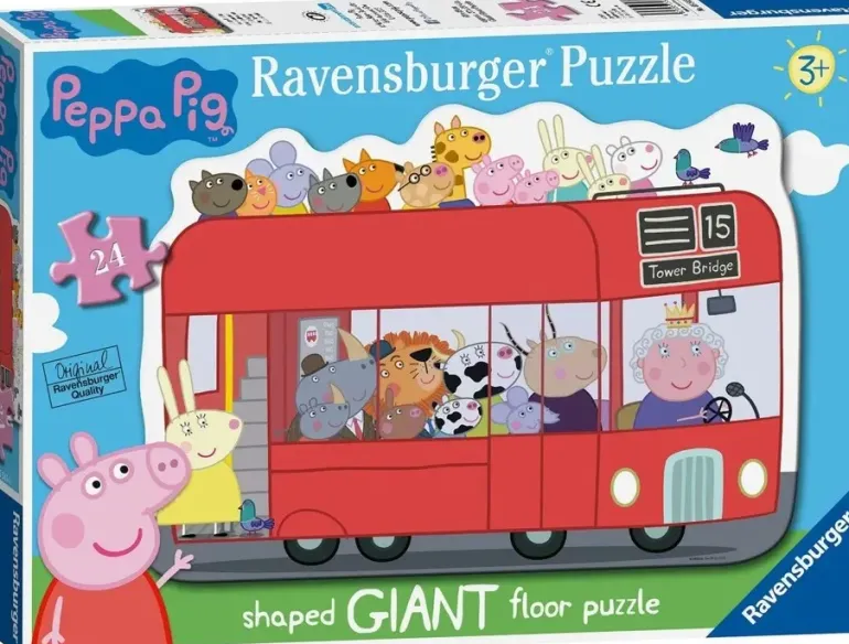 Ravensburger: Golvpussel - Greta Gris (Peppa Pig) - Fun Day Out (24)