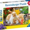 Ravensburger: Guinea Pigs & Bunnies (2 x 12)