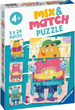Ravensburger: Mix & Match - Mix-up Monsters! (3 x 24)