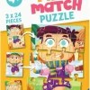 Ravensburger: Mix & Match - Colorful Clothes (3 x 24)
