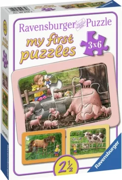 Ravensburger: My First Color Puzzles - Lotta on the Farm (3 x 6)