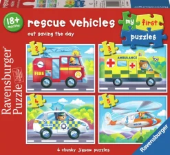 Ravensburger: My First Puzzle - Rescue Vehicles (2, 3, 4, 5)